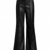 Alice + Olivia Dylan Vegan Leather Wide-Leg Pants