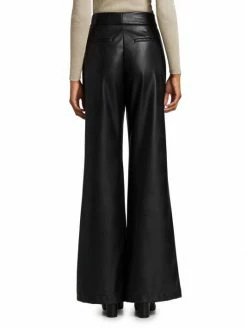 Alice + Olivia Dylan Vegan Leather Wide-Leg Pants 10 Alice + Olivia Dylan Vegan Leather Wide-Leg Pants -ALICE + OLIVIA Sales unnamed file 1898