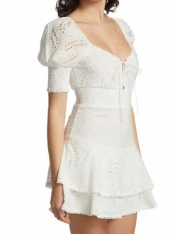 Alice + Olivia Crawford Eyelet Minidress -ALICE + OLIVIA Sales unnamed file 19