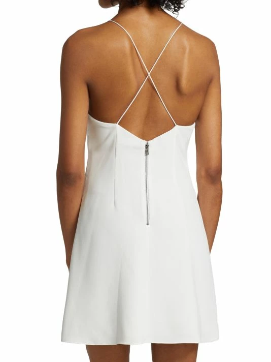 Alice + Olivia Katie Tie Wrap Mini Dress 5 Alice + Olivia Katie Tie Wrap Mini Dress - Image 5