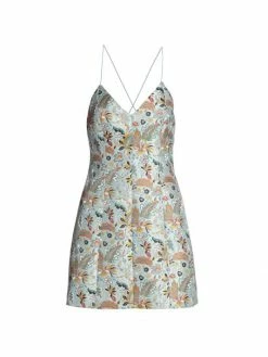 Alice + Olivia Tayla Structured Lantern Minidress