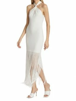 Alice + Olivia Steph Fringe Midi-Dress -ALICE + OLIVIA Sales unnamed file 1965