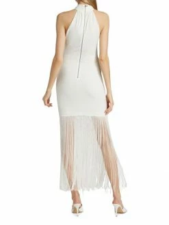 Alice + Olivia Steph Fringe Midi-Dress -ALICE + OLIVIA Sales unnamed file 1967