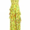 Alice + Olivia Jocelyn Tiered Ruffle Maxi Dress