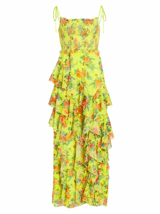 Alice + Olivia Jocelyn Tiered Ruffle Maxi Dress 1 Alice + Olivia Jocelyn Tiered Ruffle Maxi Dress