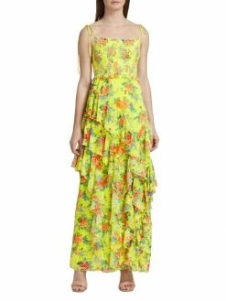 Alice + Olivia Jocelyn Tiered Ruffle Maxi Dress 9 Alice + Olivia Jocelyn Tiered Ruffle Maxi Dress -ALICE + OLIVIA Sales unnamed file 1979