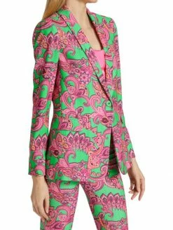 Alice + Olivia Macey Paisley Stretch Blazer -ALICE + OLIVIA Sales unnamed file 2015