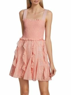 Alice + Olivia Jocelyn Eyelet Ruffle Minidress 9 Alice + Olivia Jocelyn Eyelet Ruffle Minidress -ALICE + OLIVIA Sales unnamed file 2053