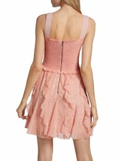 Alice + Olivia Jocelyn Eyelet Ruffle Minidress 11 Alice + Olivia Jocelyn Eyelet Ruffle Minidress -ALICE + OLIVIA Sales unnamed file 2055
