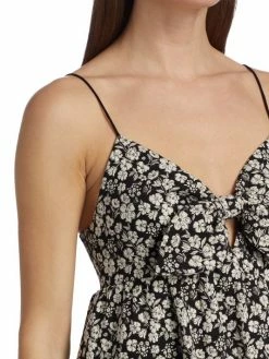 Alice + Olivia Melvina Tie-Front Mini Dress -ALICE + OLIVIA Sales unnamed file 2074