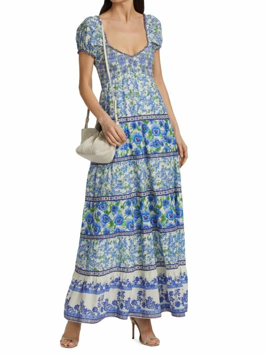 Alice + Olivia Rosalyn Tiered Maxi Dress 2 Alice + Olivia Rosalyn Tiered Maxi Dress - Image 2
