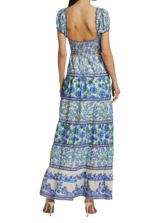 Alice + Olivia Rosalyn Tiered Maxi Dress 5 Alice + Olivia Rosalyn Tiered Maxi Dress - Image 5