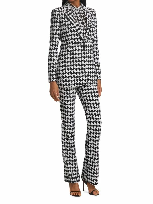 Alice + Olivia Breann Checkered Blazer 2 Alice + Olivia Breann Checkered Blazer - Image 2
