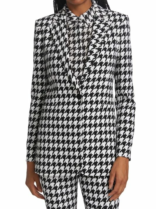 Alice + Olivia Breann Checkered Blazer 3 Alice + Olivia Breann Checkered Blazer - Image 3