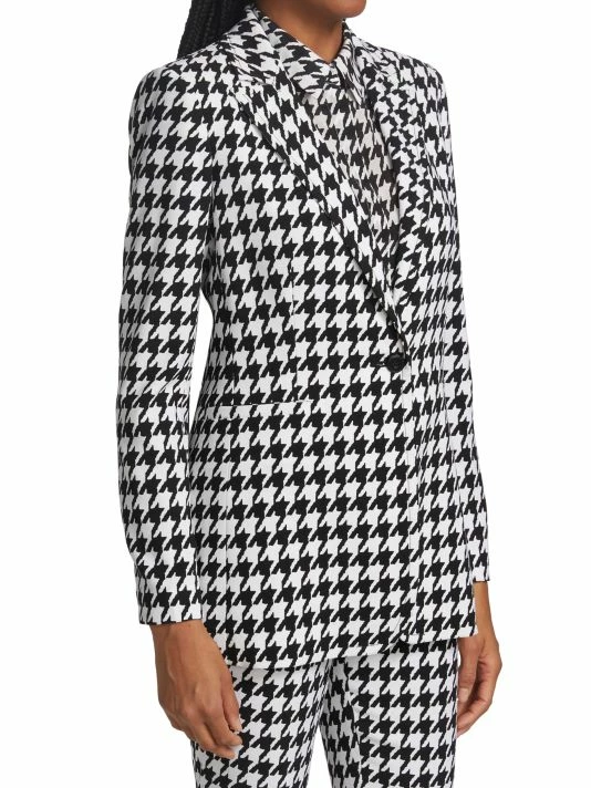 Alice + Olivia Breann Checkered Blazer 4 Alice + Olivia Breann Checkered Blazer - Image 4