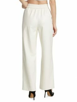 Alice + Olivia Benny Vegan Leather Front Pants -ALICE + OLIVIA Sales unnamed file 2159