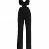 Alice + Olivia Havana Cut-Out Jumpsuit Black