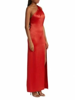 Alice + Olivia Paulette Satin One-Shoulder Gown 10 Alice + Olivia Paulette Satin One-Shoulder Gown -ALICE + OLIVIA Sales unnamed file 2224