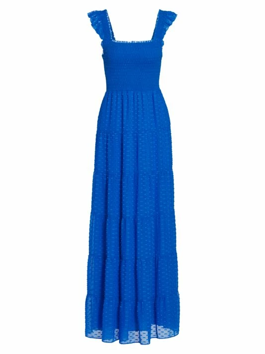 Alice + Olivia Kizzie Smocked Chiffon Dress 1 Alice + Olivia Kizzie Smocked Chiffon Dress