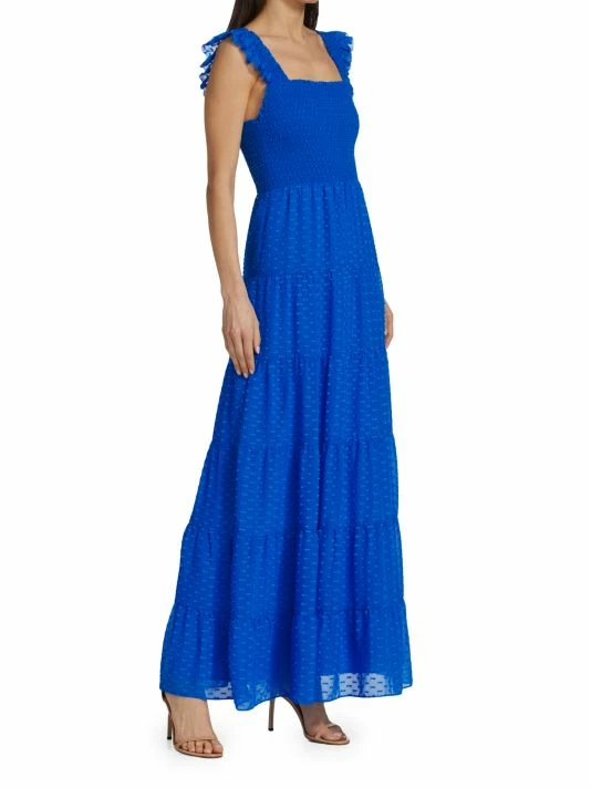 Alice + Olivia Kizzie Smocked Chiffon Dress 4 Alice + Olivia Kizzie Smocked Chiffon Dress - Image 4