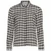 Alice + Olivia Willa Houndstooth Print Blouse