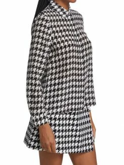 Alice + Olivia Willa Houndstooth Print Blouse 10 Alice + Olivia Willa Houndstooth Print Blouse -ALICE + OLIVIA Sales unnamed file 2238