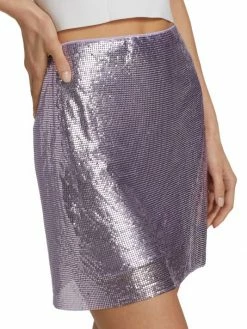 Alice + Olivia Elana Metallic Miniskirt 12 Alice + Olivia Elana Metallic Miniskirt -ALICE + OLIVIA Sales unnamed file 2293