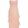 Alice + Olivia Jocelyn Ruffle Midi-Dress
