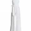 Alice + Olivia Bebe Belted Wide-Leg Jumpsuit