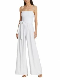 Alice + Olivia Bebe Belted Wide-Leg Jumpsuit 9 Alice + Olivia Bebe Belted Wide-Leg Jumpsuit -ALICE + OLIVIA Sales unnamed file 2423