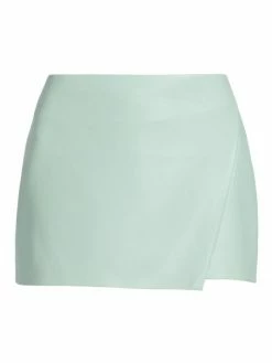 Alice + Olivia Lilia Vegan Leather Skirt