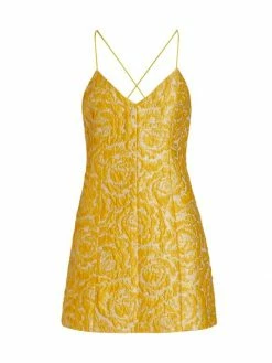 Alice + Olivia Tayla Structured Jacquard Minidress
