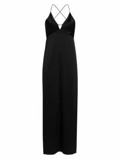 Alice + Olivia Dakota Bias Slip Gown Sunflower
