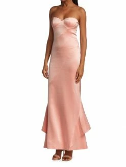 Alice + Olivia Phaedra Satin Bustier Gown -ALICE + OLIVIA Sales unnamed file 2518