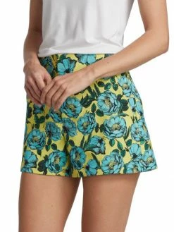 Alice + Olivia Cady High-Waisted Floral Shorts -ALICE + OLIVIA Sales unnamed file 2570
