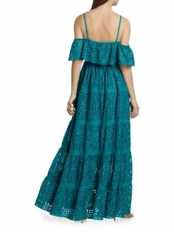 Alice + Olivia Kia Eyelet Off-The-Shoulder Maxi Dress -ALICE + OLIVIA Sales unnamed file 259