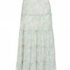 Alice + Olivia Aisha Eyelet Lace Midi-Skirt