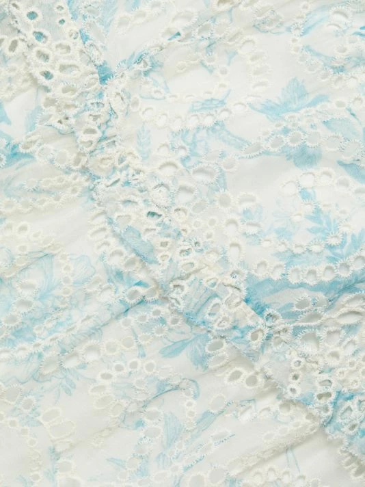 Alice + Olivia Aisha Eyelet Lace Midi-Skirt 7 Alice + Olivia Aisha Eyelet Lace Midi-Skirt - Image 7