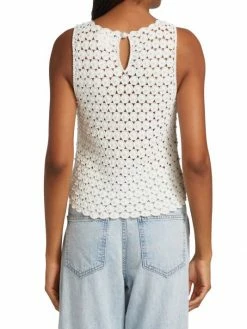 Alice + Olivia Reva Pearl Crochet Top 11 Alice + Olivia Reva Pearl Crochet Top -ALICE + OLIVIA Sales unnamed file 2743