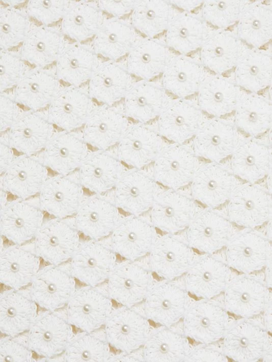 Alice + Olivia Reva Pearl Crochet Top 7 Alice + Olivia Reva Pearl Crochet Top - Image 7