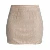 Alice + Olivia Ramos Crystal-Embellished Miniskirt