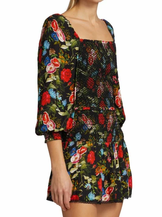 Alice + Olivia Cooper Smocked Blouse 4 Alice + Olivia Cooper Smocked Blouse - Image 4