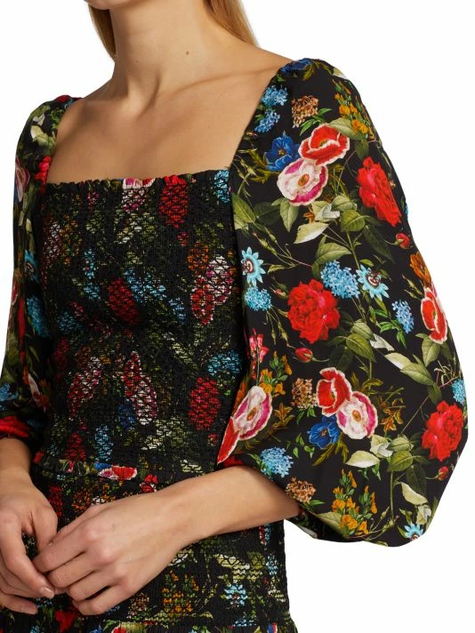 Alice + Olivia Cooper Smocked Blouse 6 Alice + Olivia Cooper Smocked Blouse - Image 6