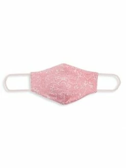 Alice + Olivia Abbi Structured Paisley Face Mask