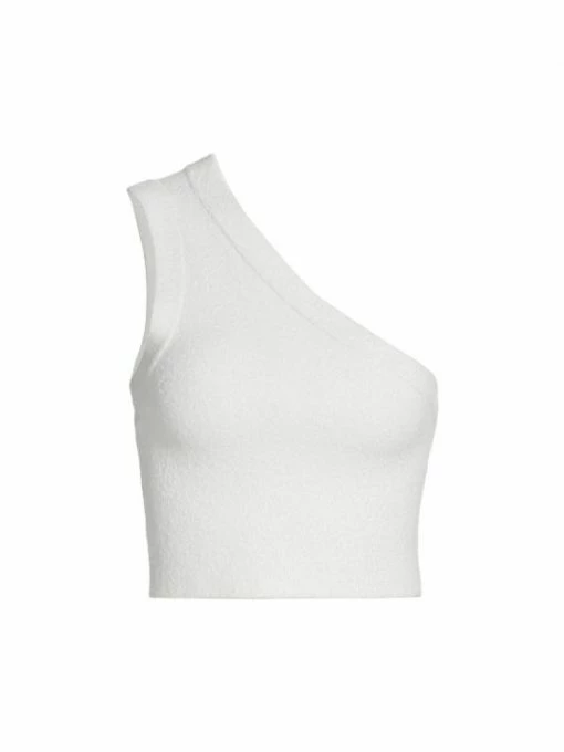 Alice + Olivia Elden Crop One-Shoulder Tank Top -ALICE + OLIVIA Sales unnamed file 2770