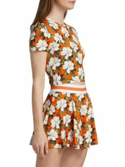 Alice + Olivia Cindy Floral Crop Top -ALICE + OLIVIA Sales unnamed file 319