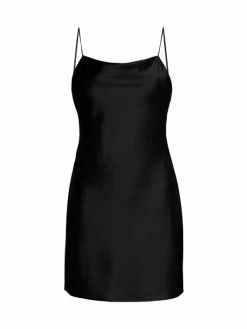 Alice + Olivia Harmony Mini Slip Dress Black -ALICE + OLIVIA Sales unnamed file 339