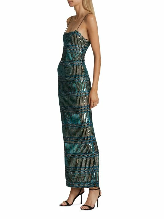Alice + Olivia Fifi Embellished Maxi-Dress 4 Alice + Olivia Fifi Embellished Maxi-Dress - Image 4