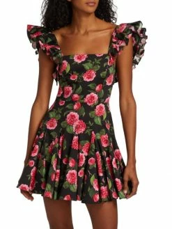 Alice + Olivia Floral-Print Minidress -ALICE + OLIVIA Sales unnamed file 392