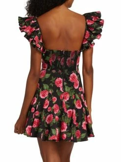 Alice + Olivia Floral-Print Minidress -ALICE + OLIVIA Sales unnamed file 394